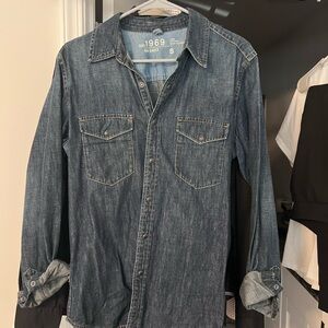 GAP Light Blue Denim Shirt